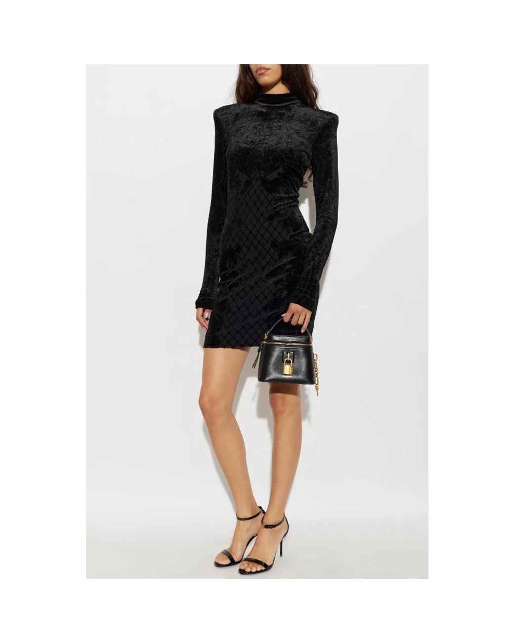 Party Dresses Balmain de color Black