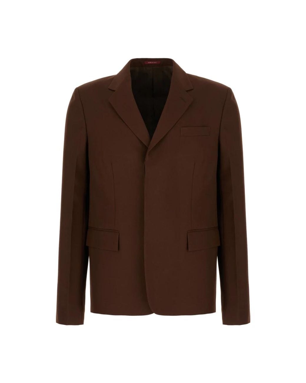 Gucci Donkerbruine Wollen Jas in het Brown voor heren