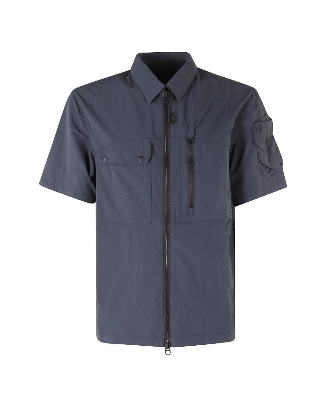 JG1 Blue Short Sleeve Shirts for men