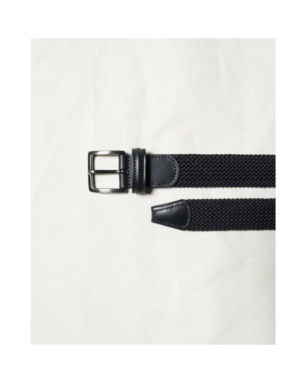 Andersons Elastischer Taric Gürtel in Black für Herren