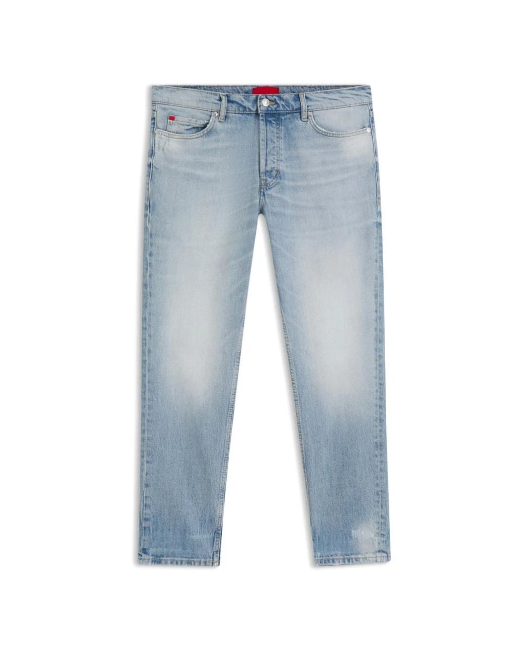 HUGO Blue Loose-Fit Jeans for men