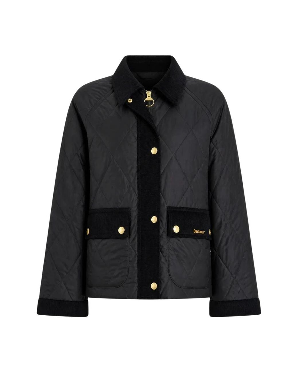 Barbour Kilnwick Quilted Jacket in het Black