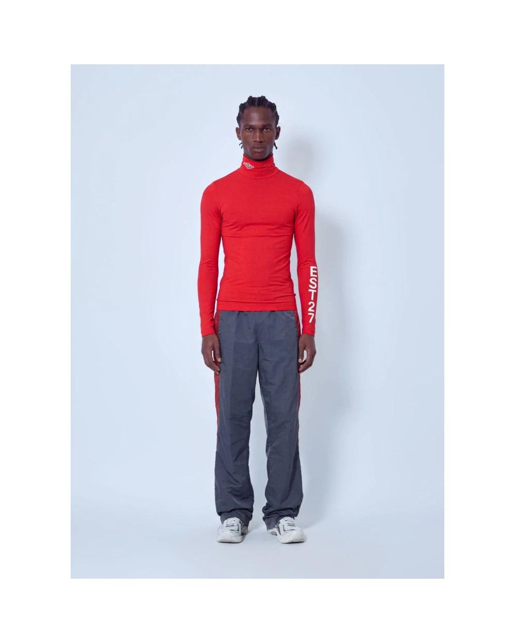 Lacoste Red Turtlenecks for men
