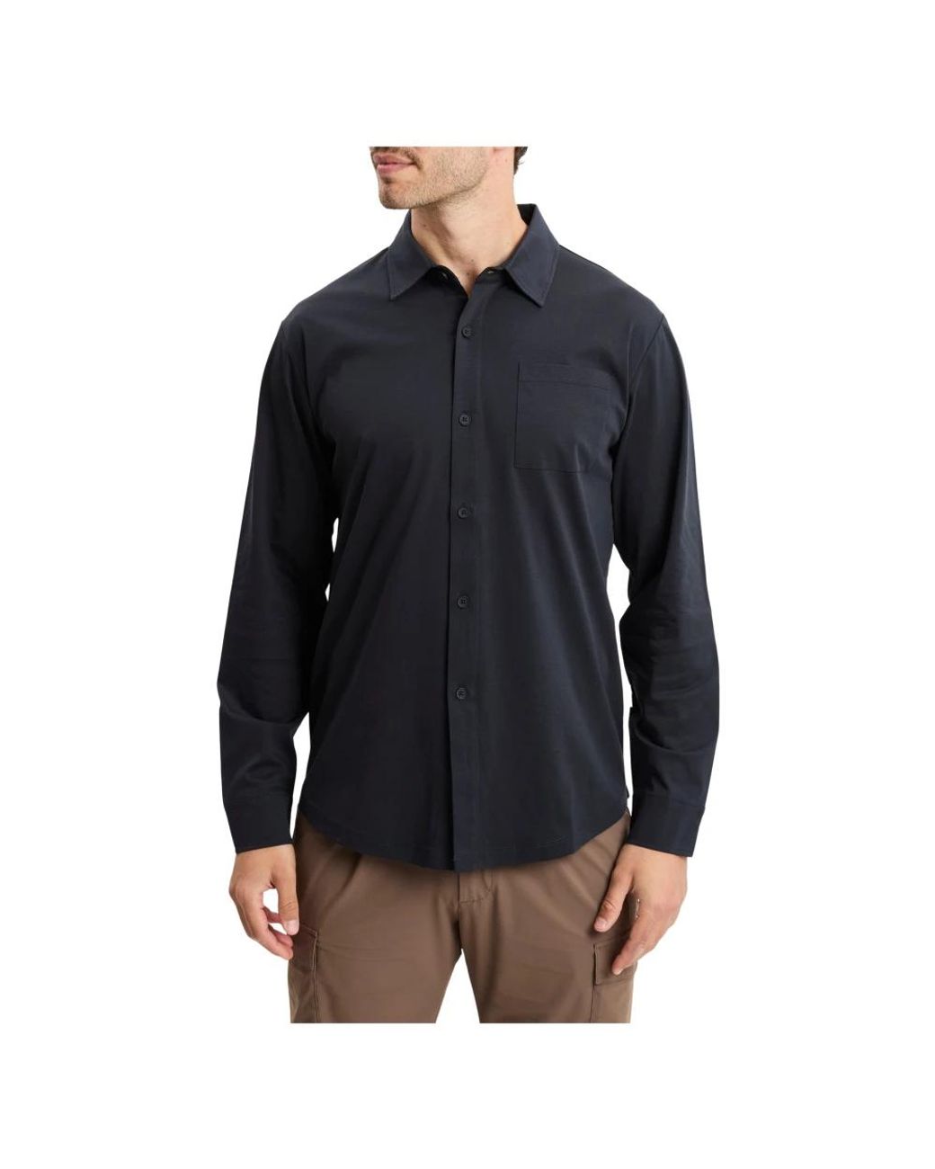 People Of Shibuya Black Casual Shirts for men