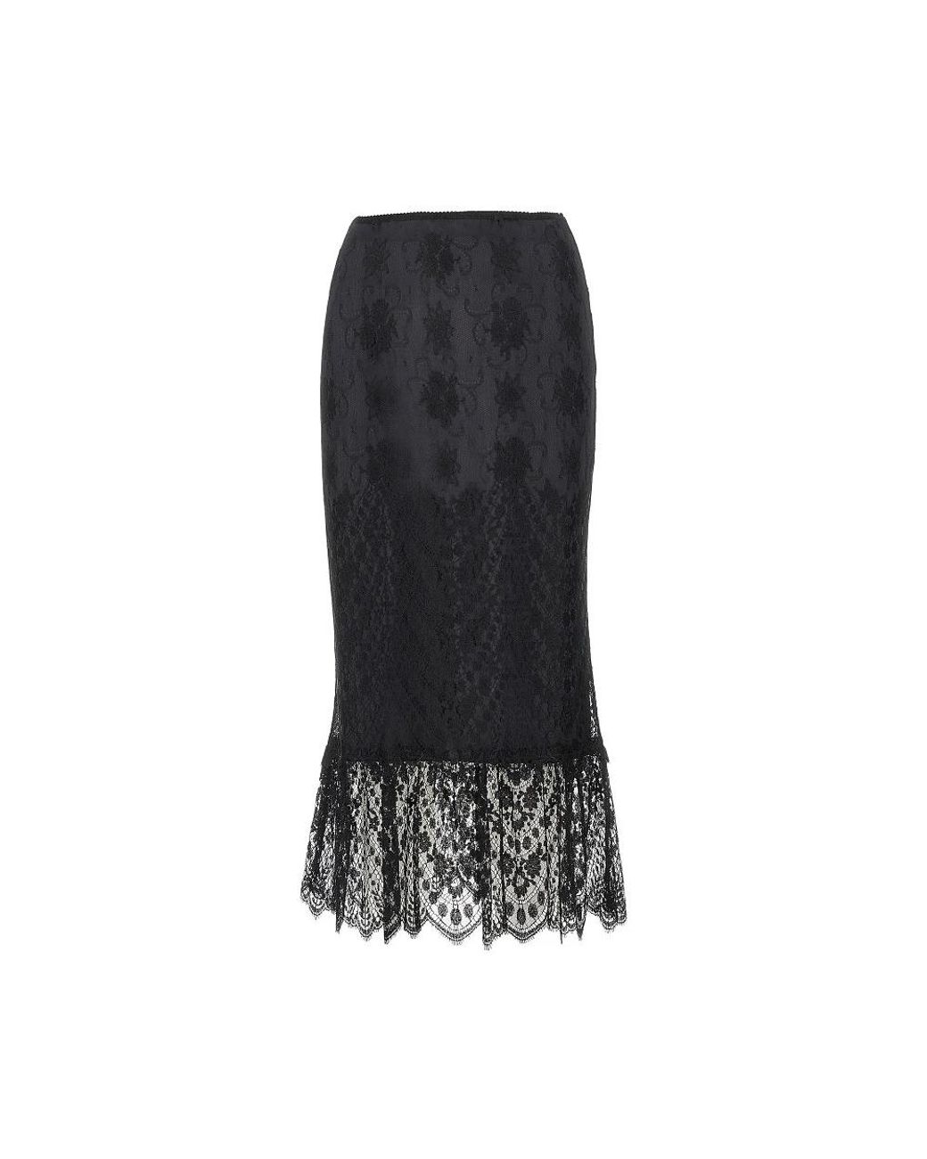 Dolce & Gabbana Black Midi Skirts