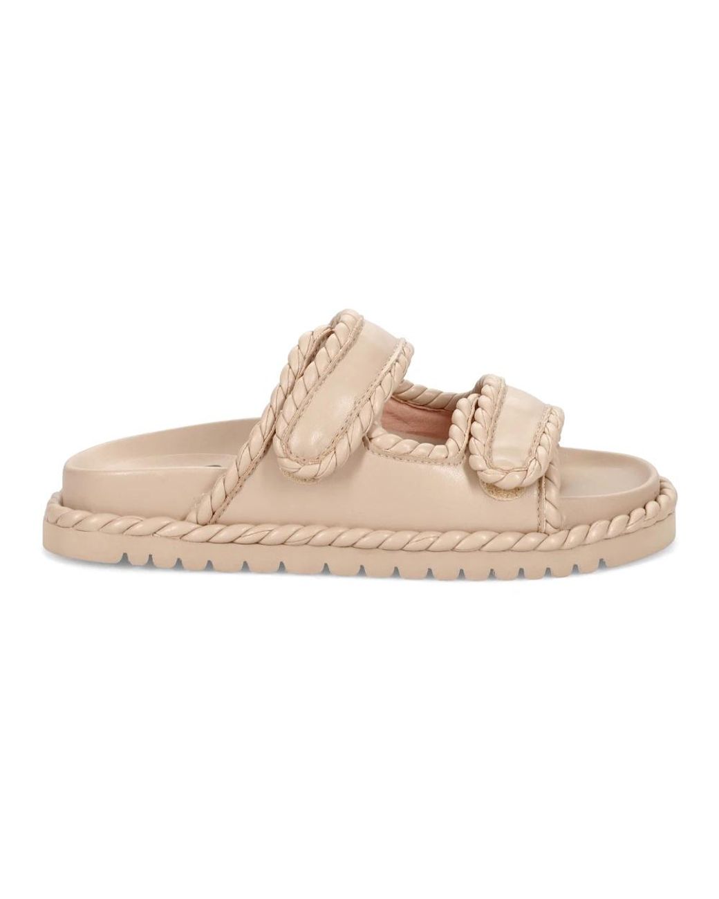 Bibi Lou Schoenen ,Bruin ,Leer Comfortabele Platte Sandalen Van Eco-Leer in het Pink