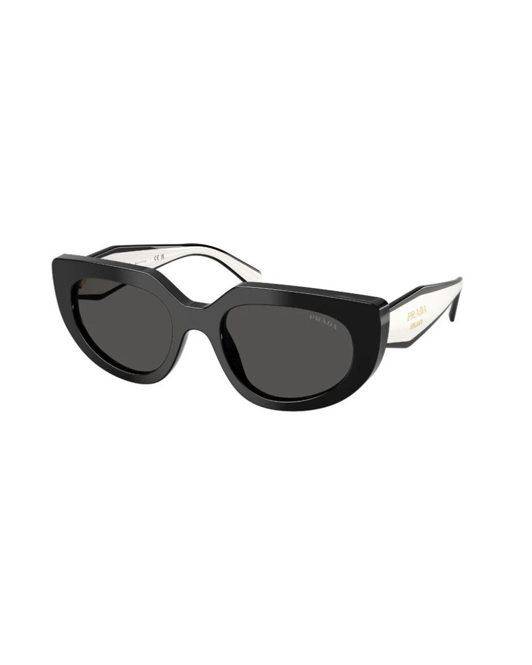 Prada Sole Prd02S in het Black