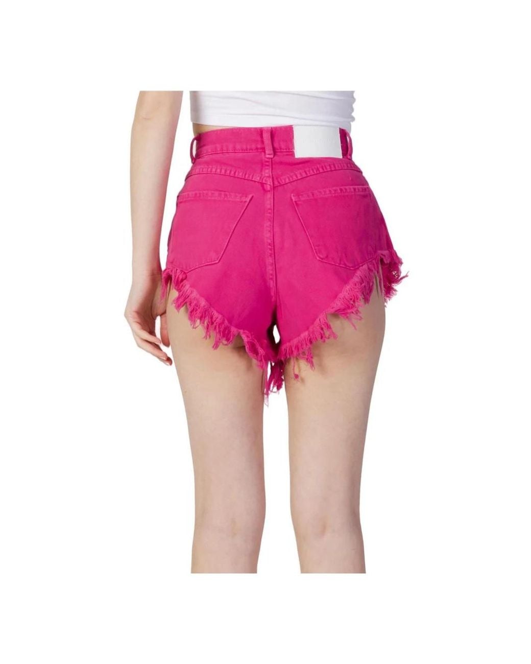 hinnominate Pink Denim Shorts