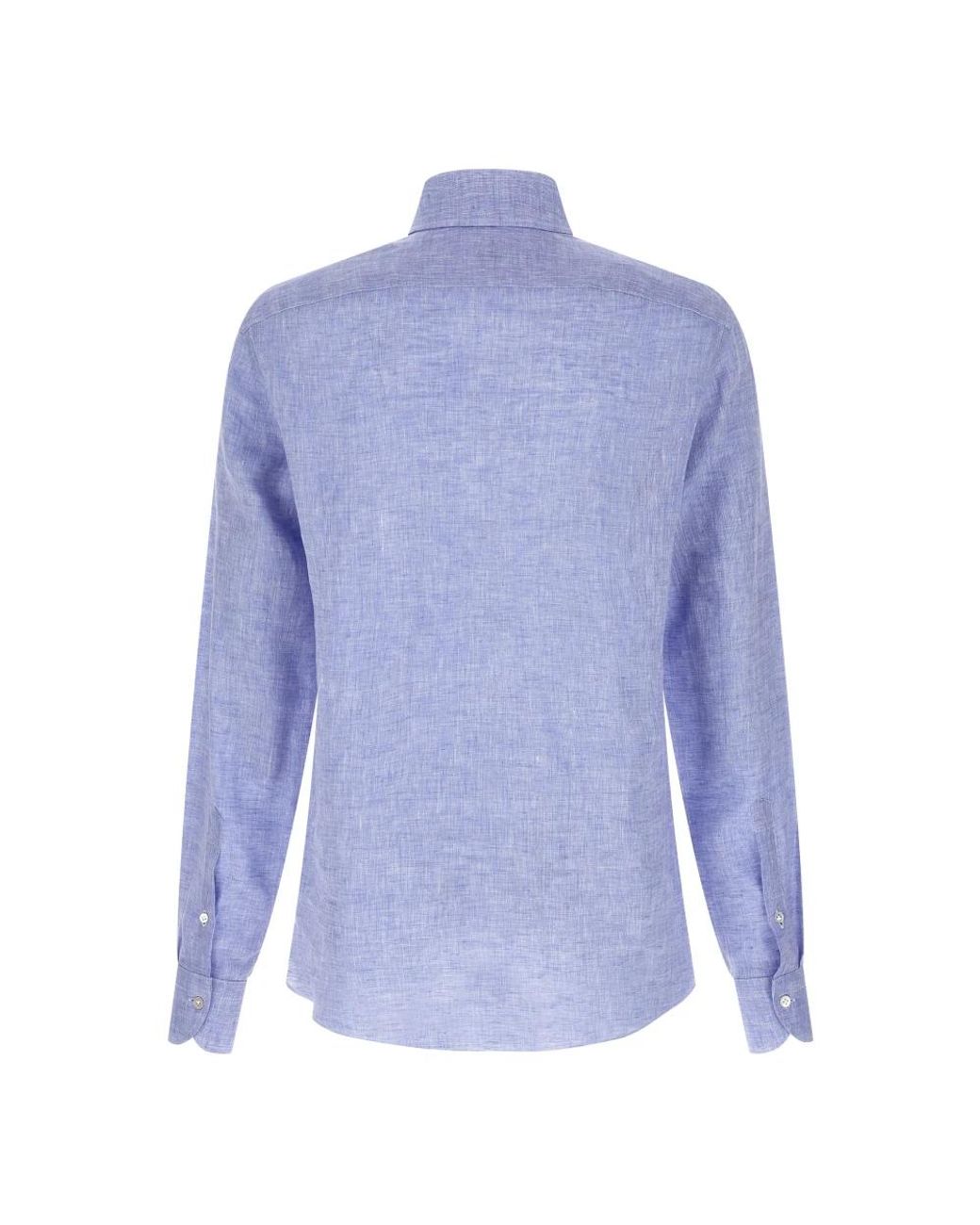 Borriello Blue Casual Shirts for men