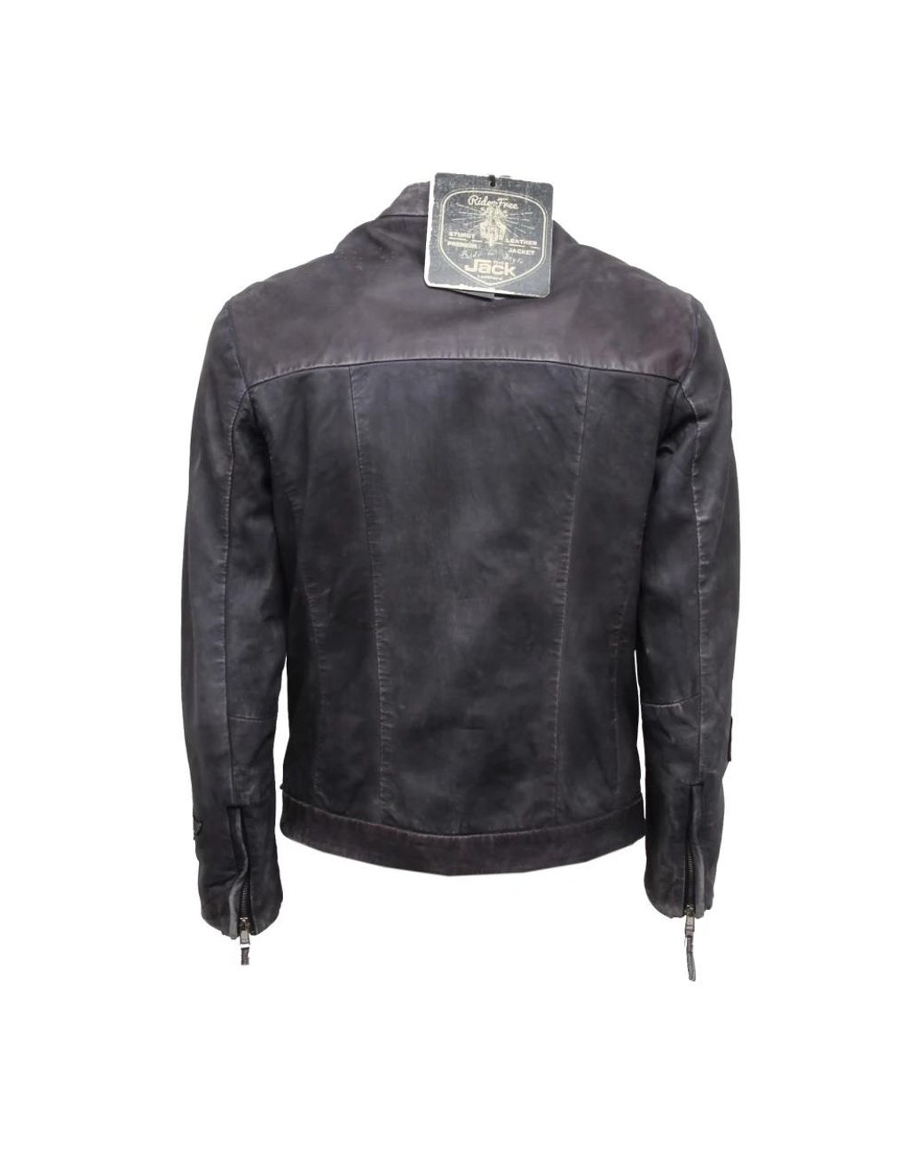 The Jack Leathers Gray Leather Jackets for men
