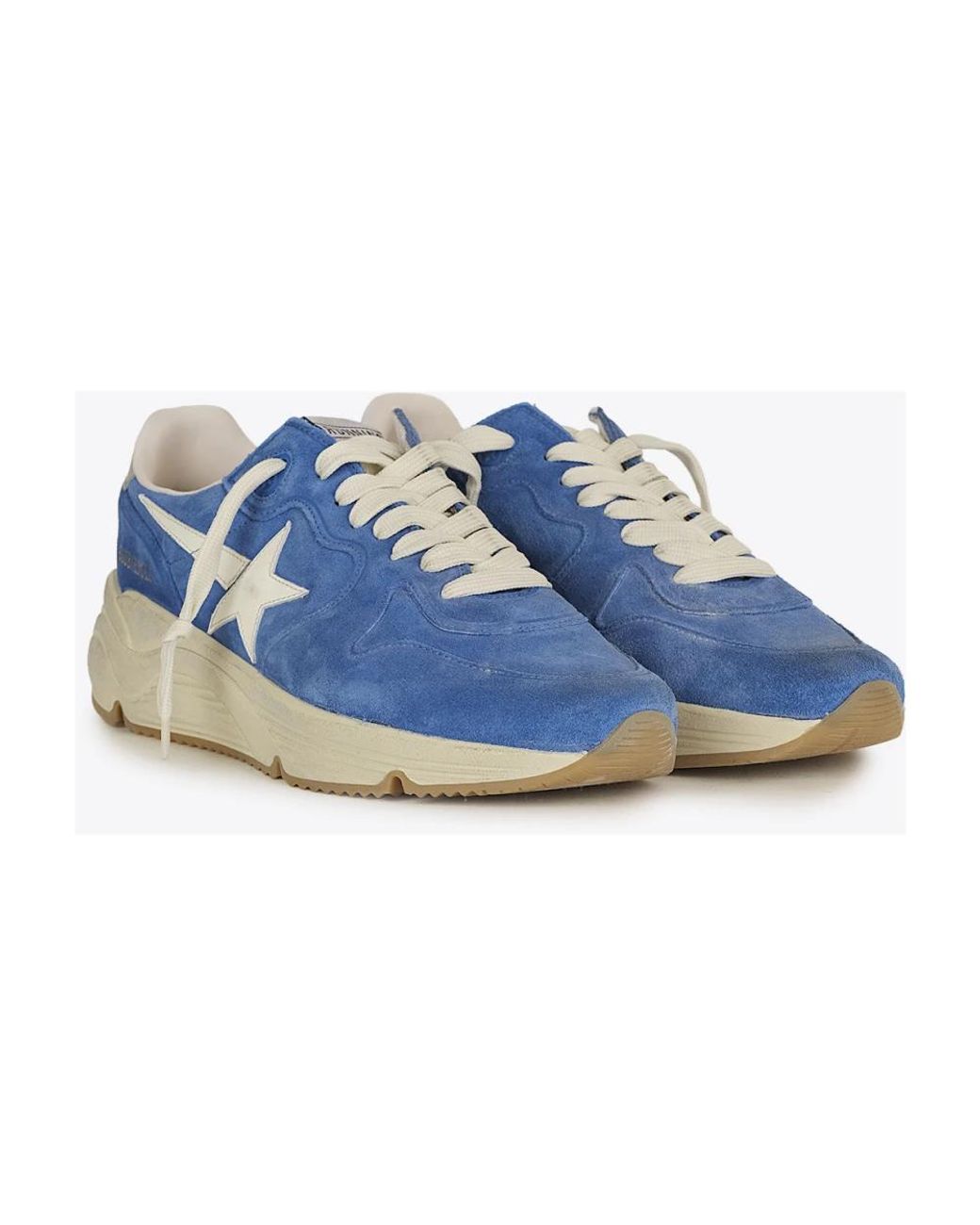 Golden Goose Deluxe Brand Blue Sneakers for men