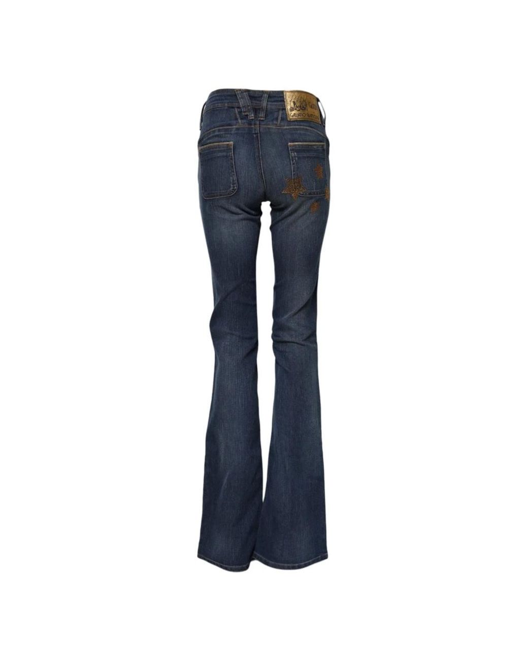John Galliano Blue Flare Jeans