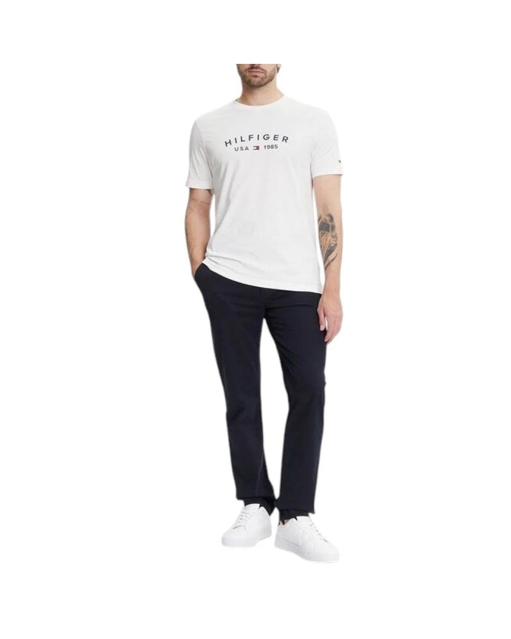 Tommy Hilfiger White T-Shirts for men