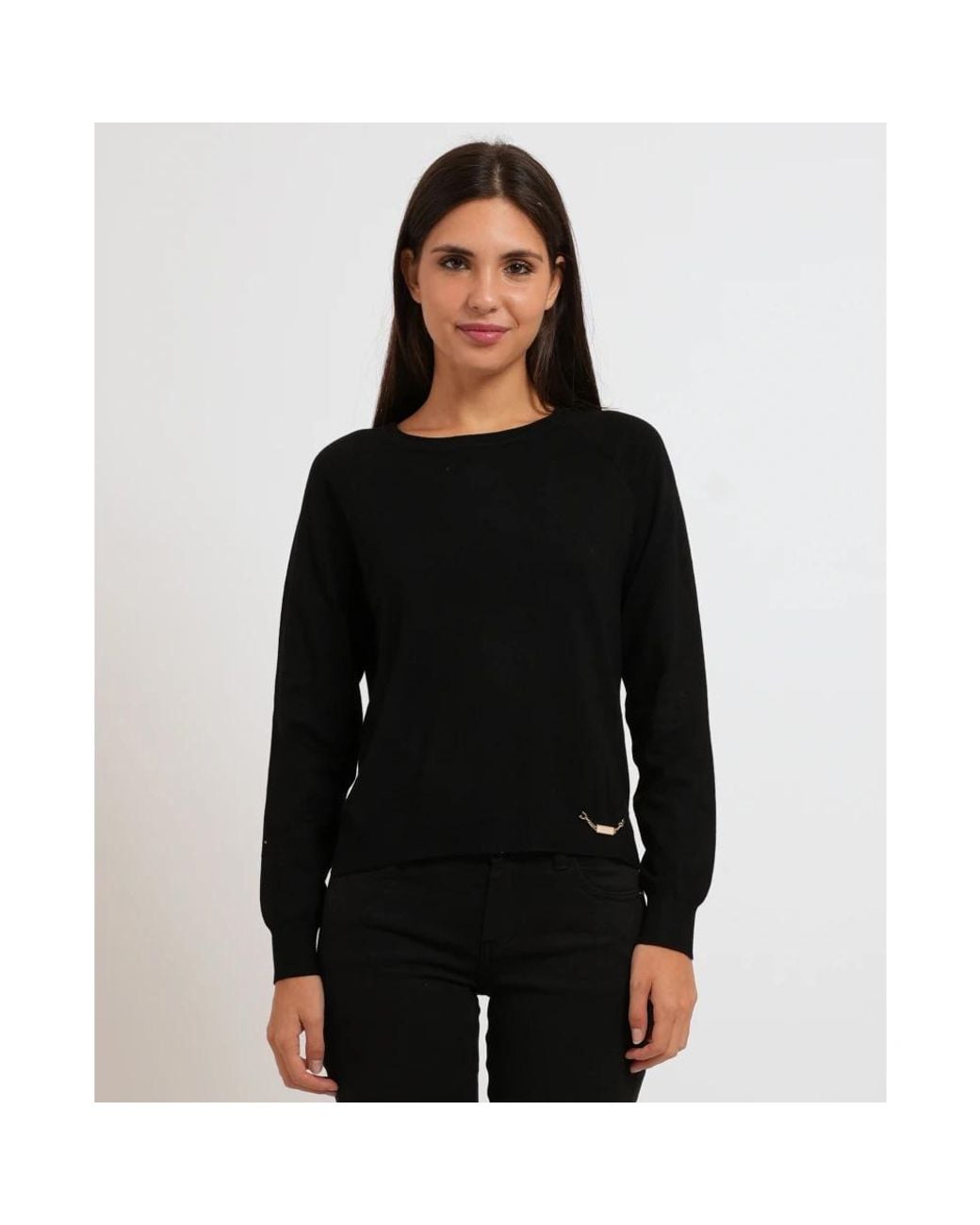 GAUDI Black Round-Neck Knitwear