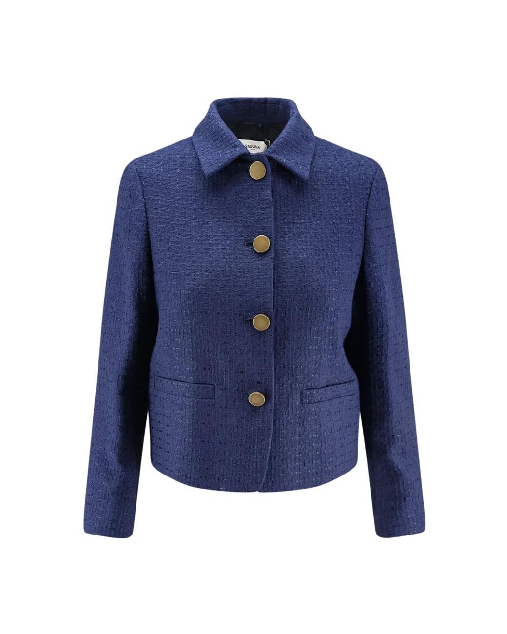 SAULINA Blue Tweed Jackets