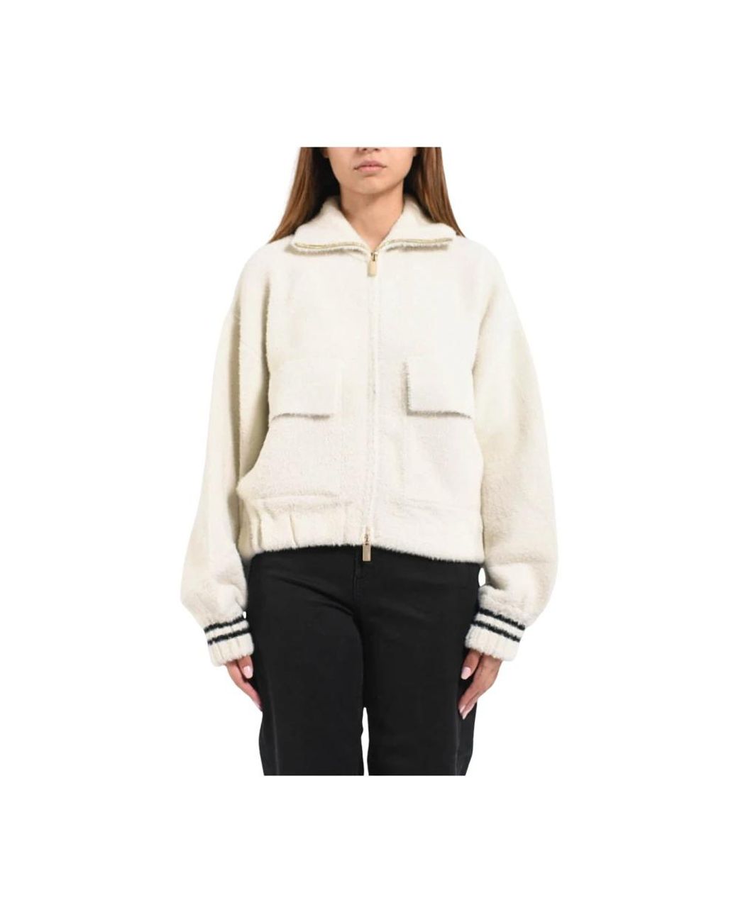 Akep White Bomberjacke