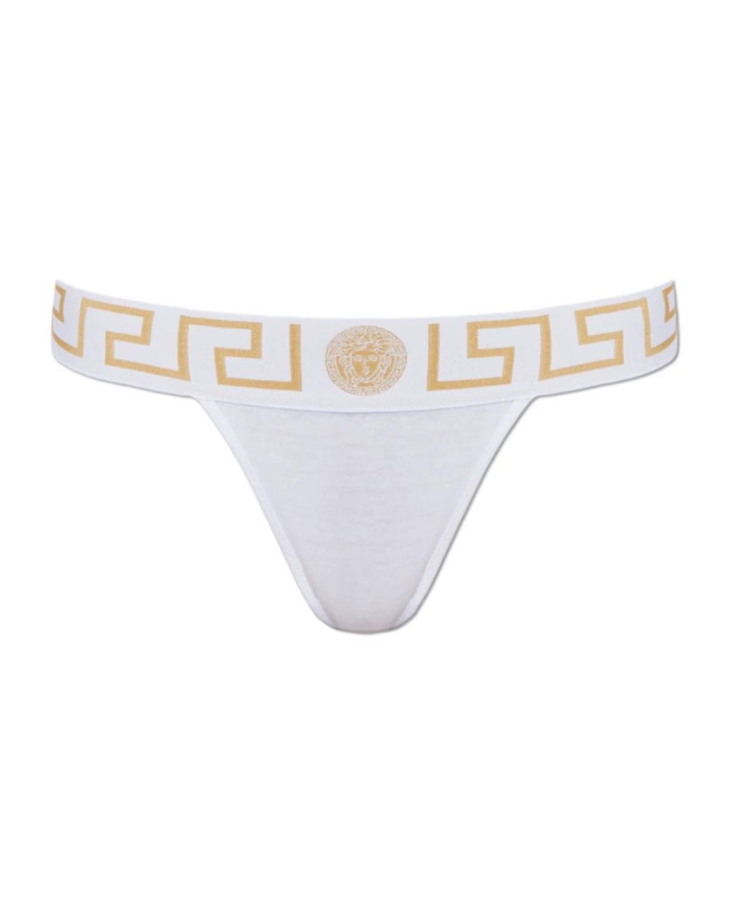 Versace Ondergoed ,Wit ,Katoen Katoenen String in het White
