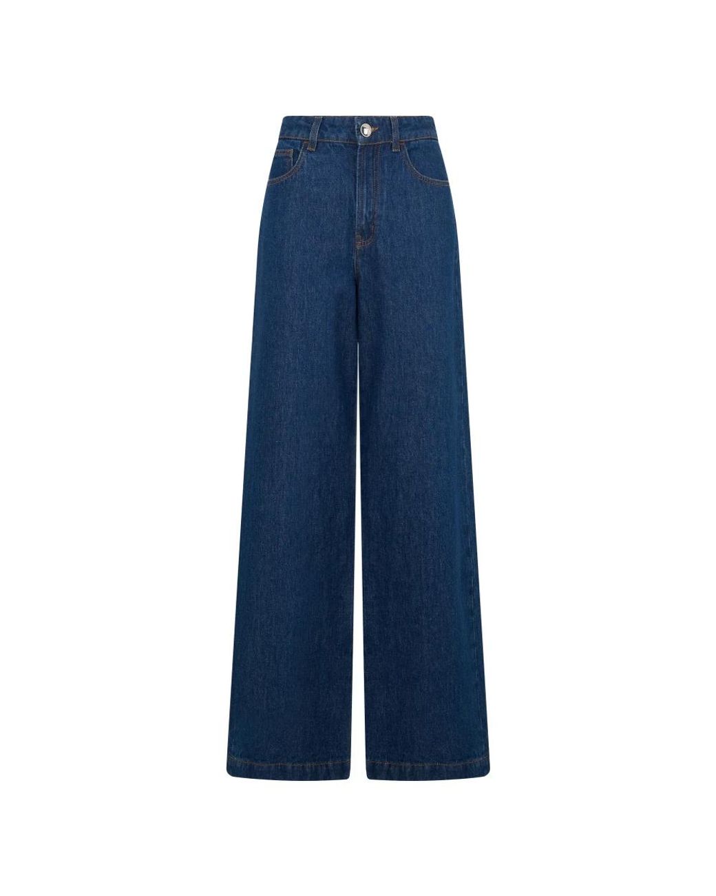 Moorer Blue Wide Jeans