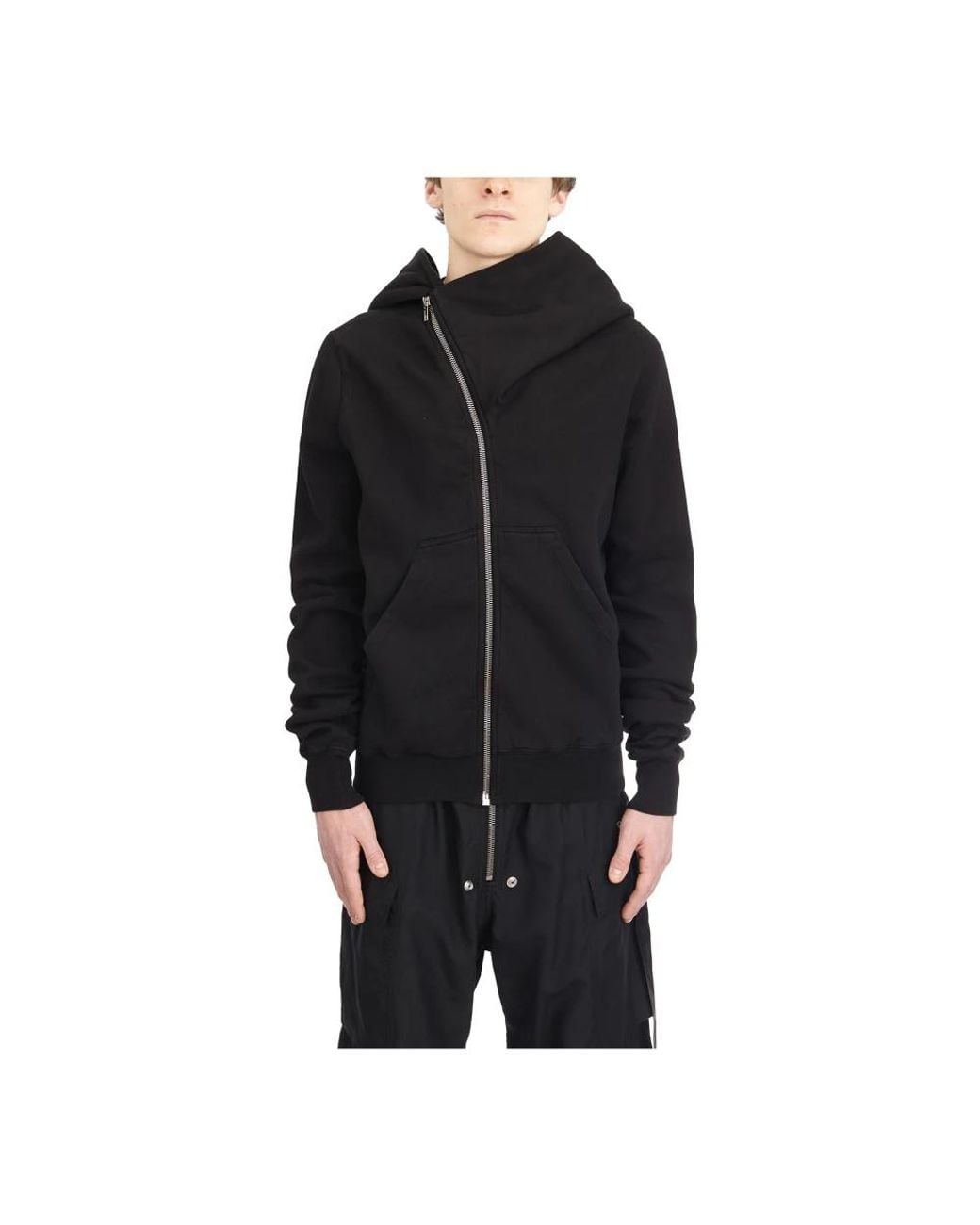 Rick Owens Black Zip-Throughs for men