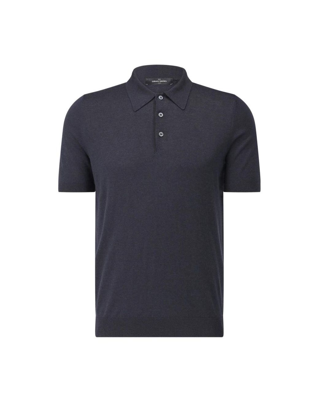 Gran Sasso Blue Polo Shirts for men