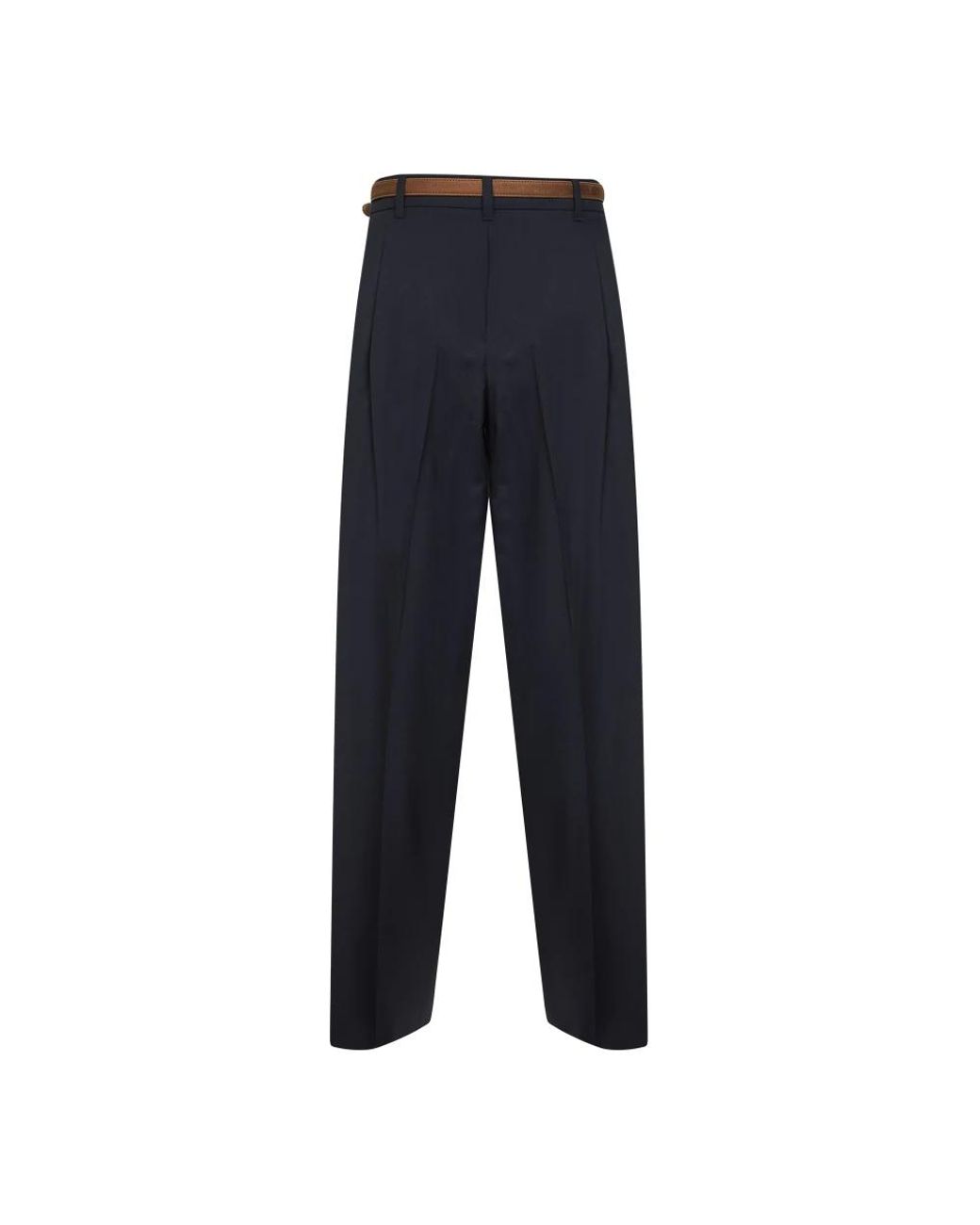 Max Mara Blue Wide Trousers