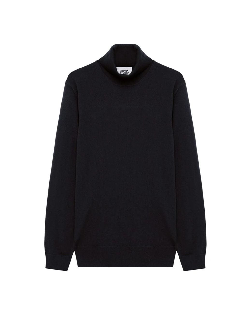 Turtlenecks Alpha Studio pour homme en coloris Black
