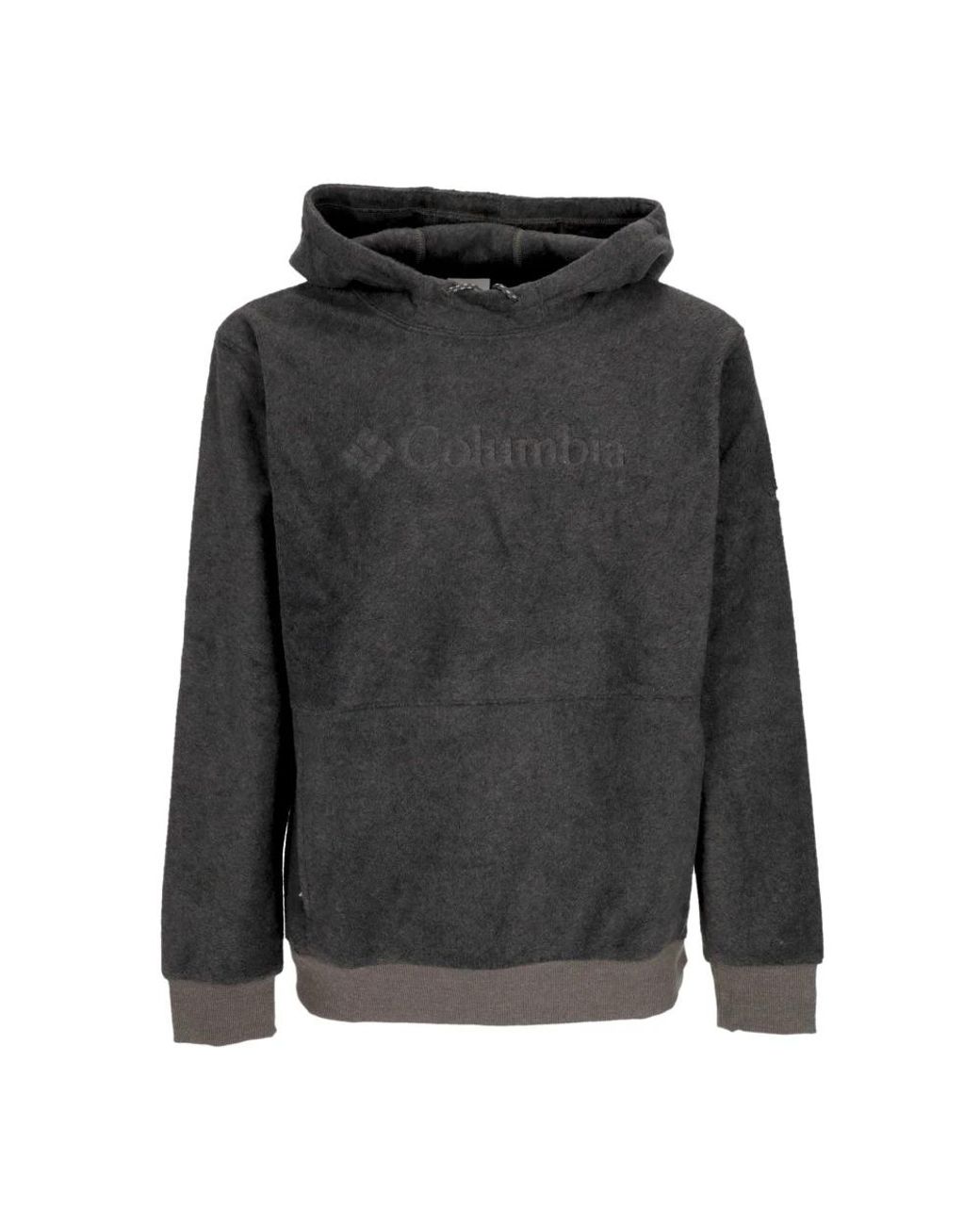 Columbia Hoodies & Sweatvesten ,Grijs ,Polyester Houtskool Heather Hoodie Met Trekkoord Capuchon in het Gray voor heren