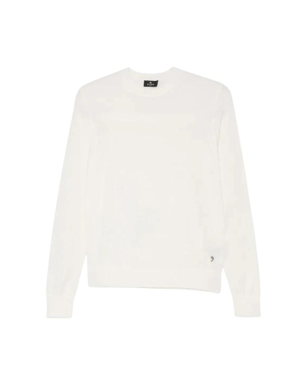 Etro White Round-Neck Knitwear