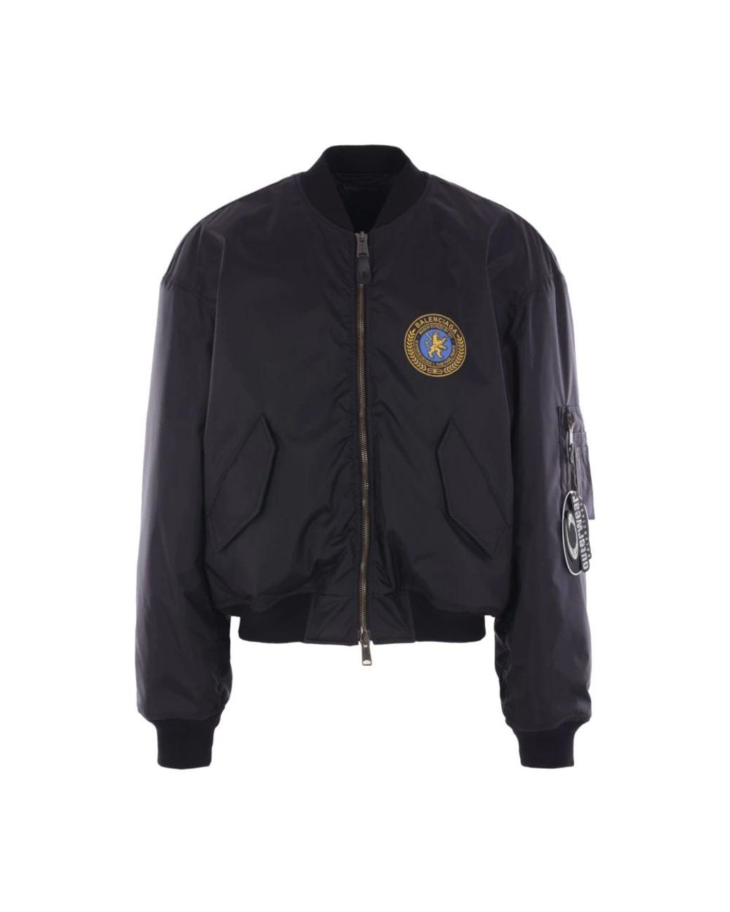 Balenciaga Blue Bomber Jackets for men