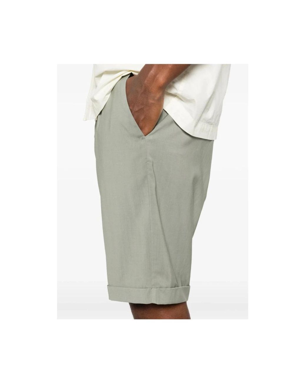Myths Green Casual Shorts for men