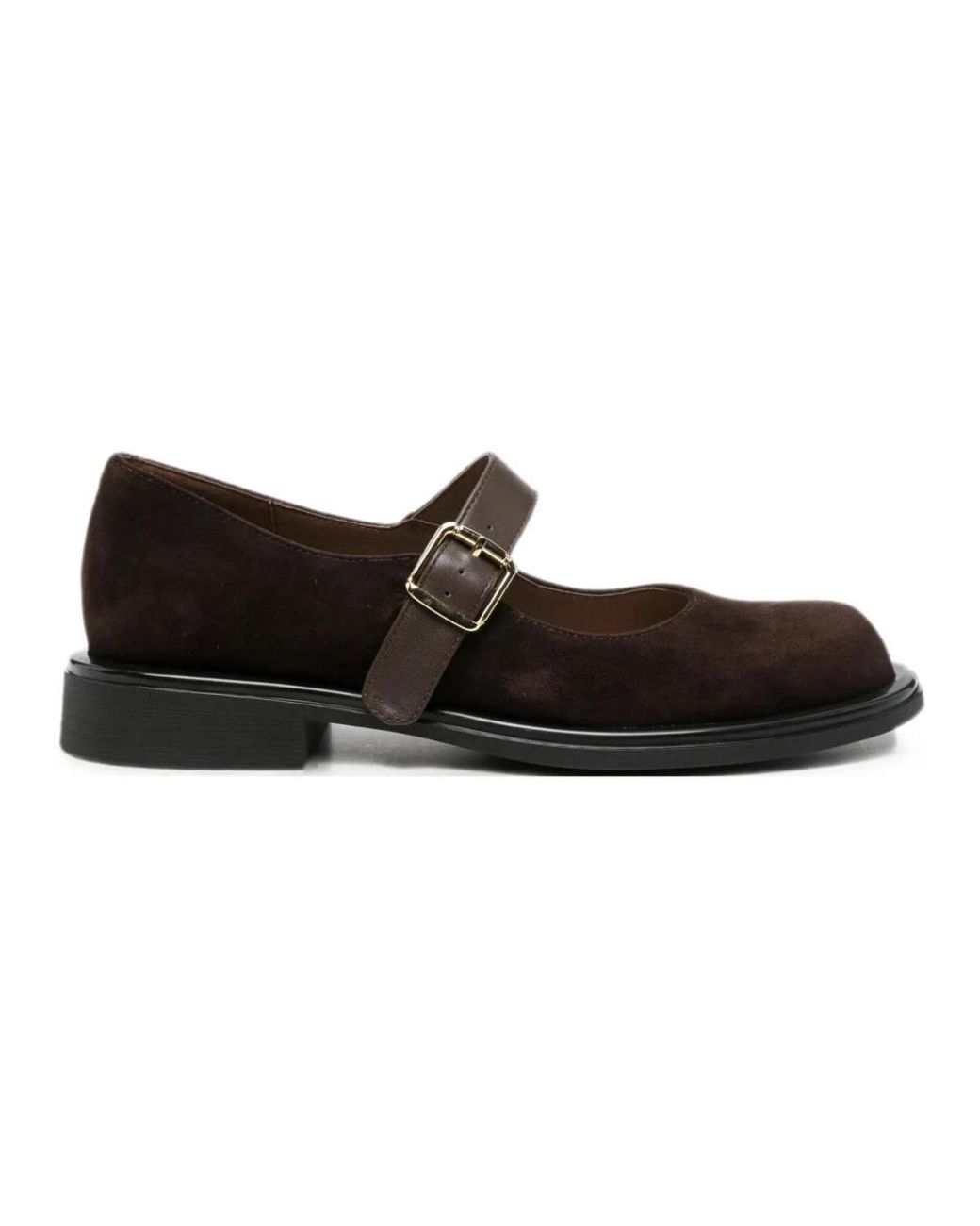 ADRIANNA FERETTI Brown Ballerina Shoes