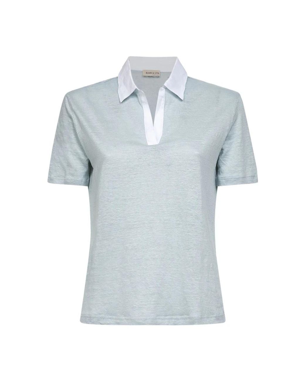 Blanca Vita Blue Polo Shirts
