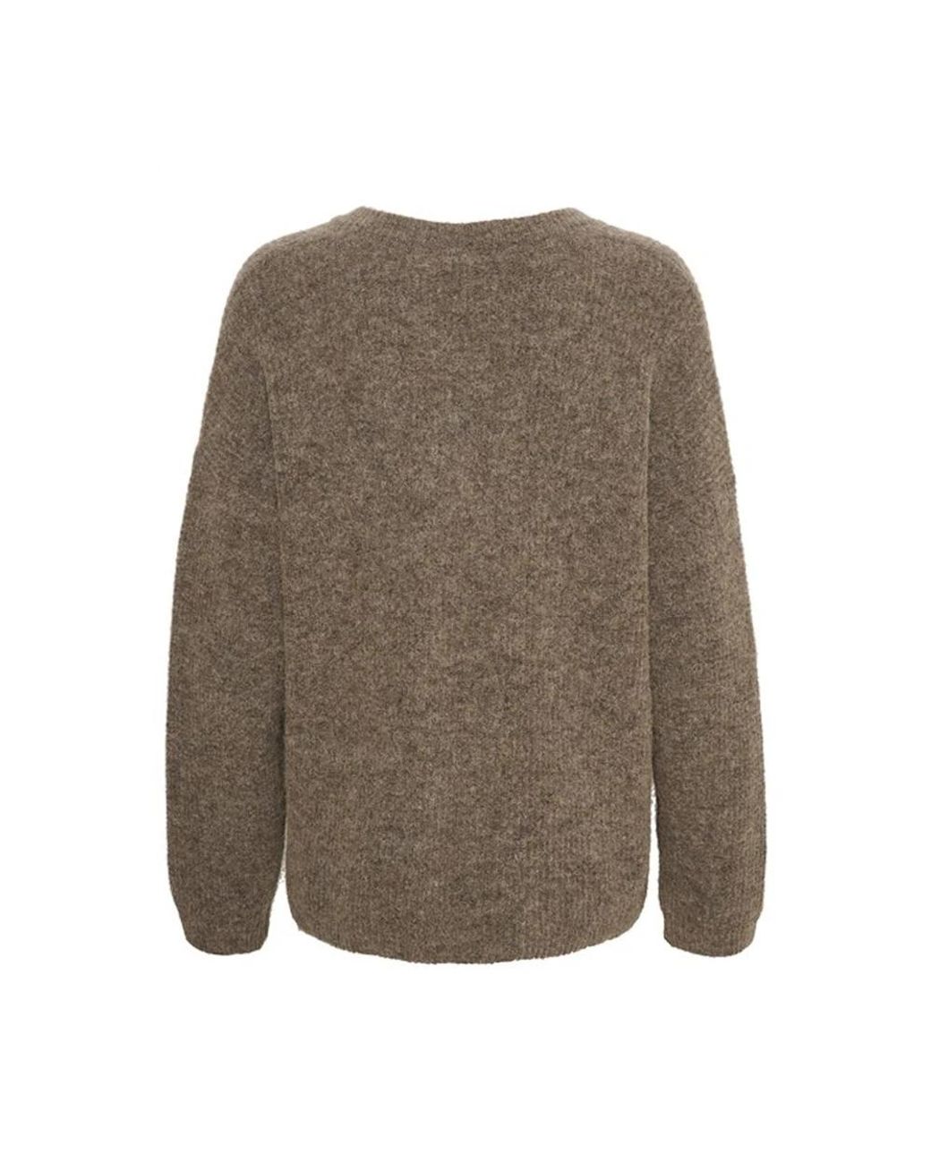 Gestuz Brown V-Neck Knitwear