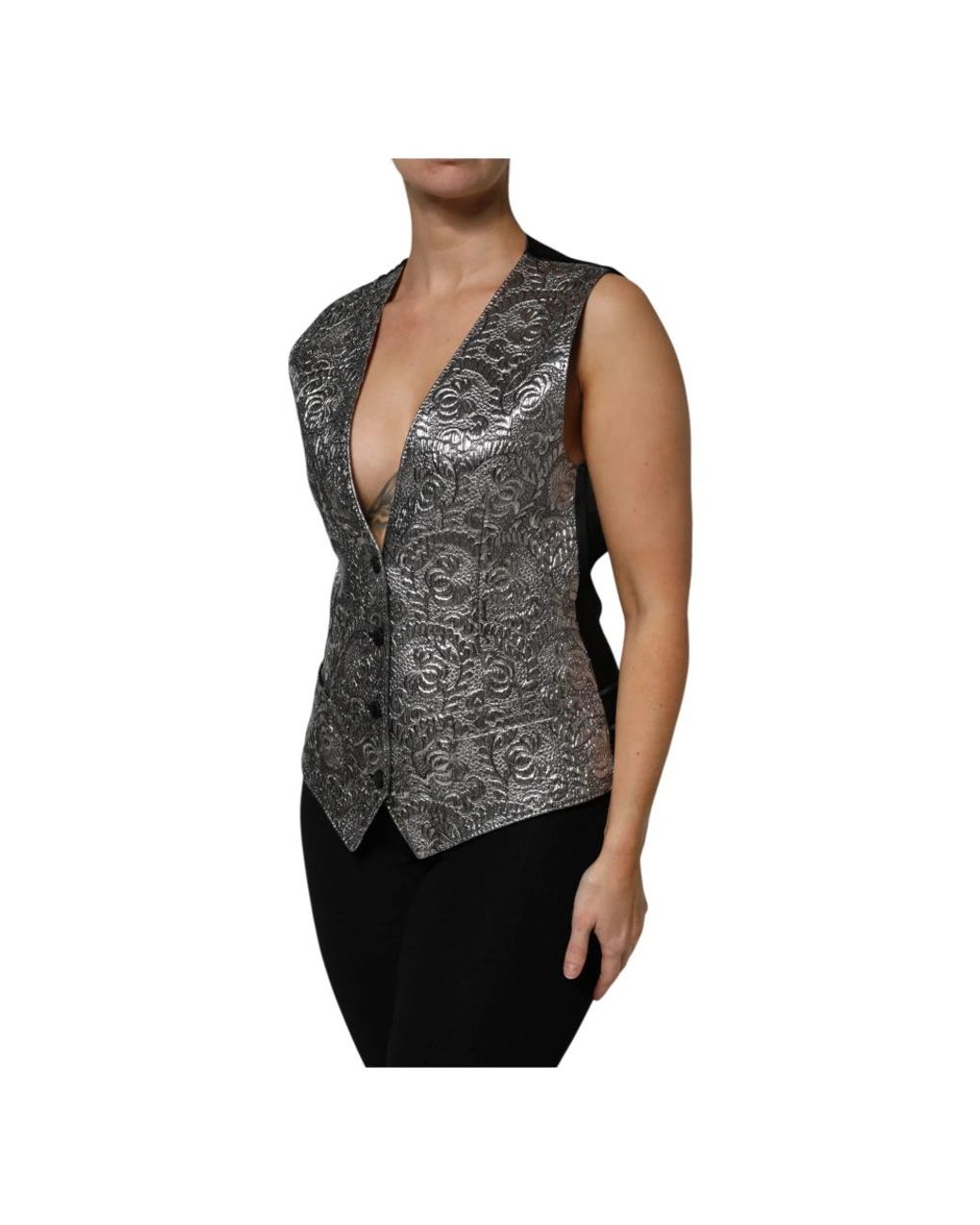 Dolce & Gabbana Black Waistcoats
