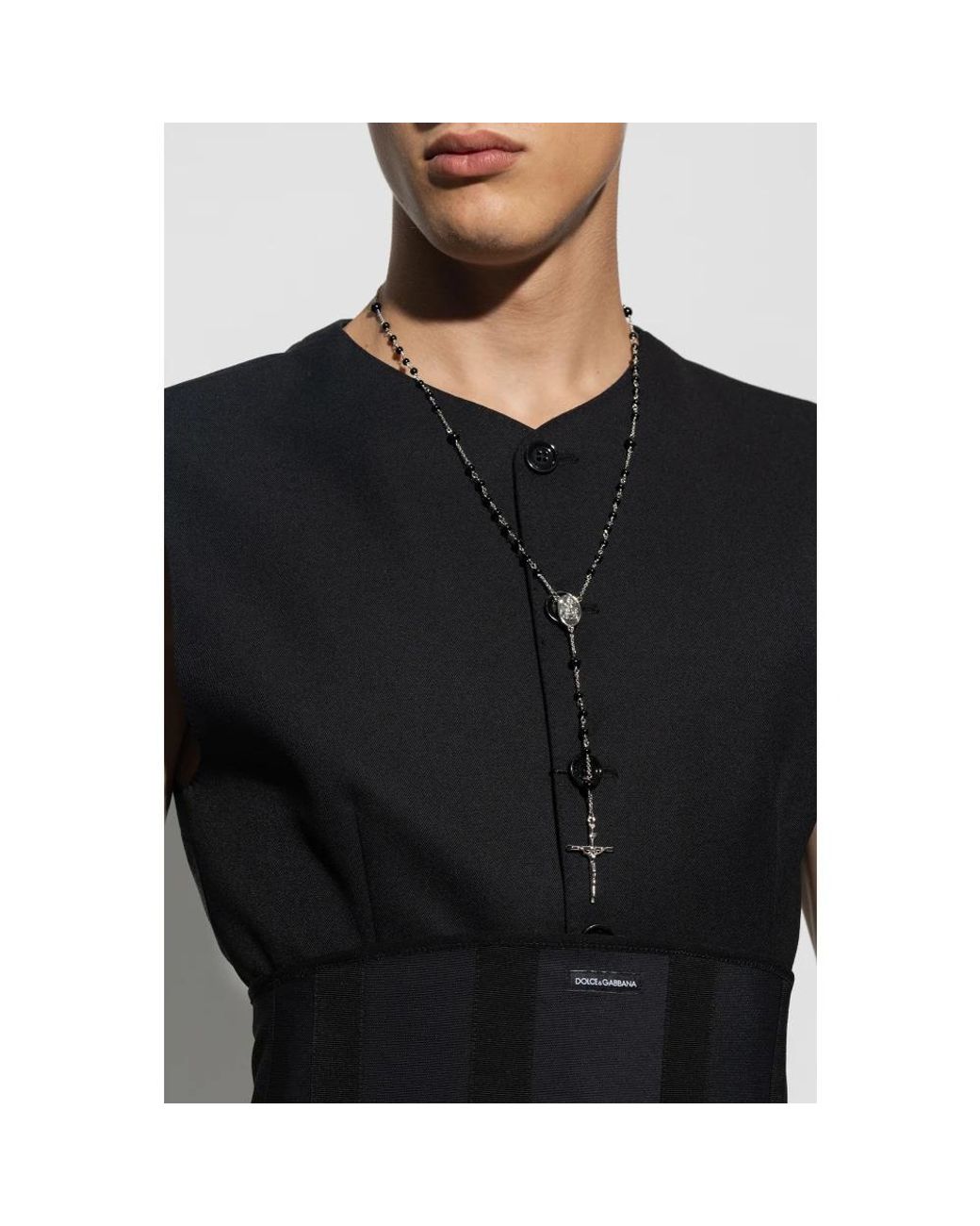 Dolce & Gabbana Metallic Necklaces for men