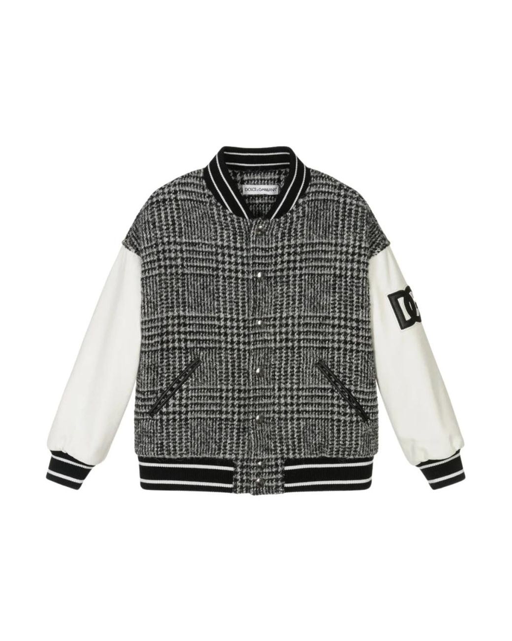 Dolce & Gabbana Gray Bomber Jackets for men