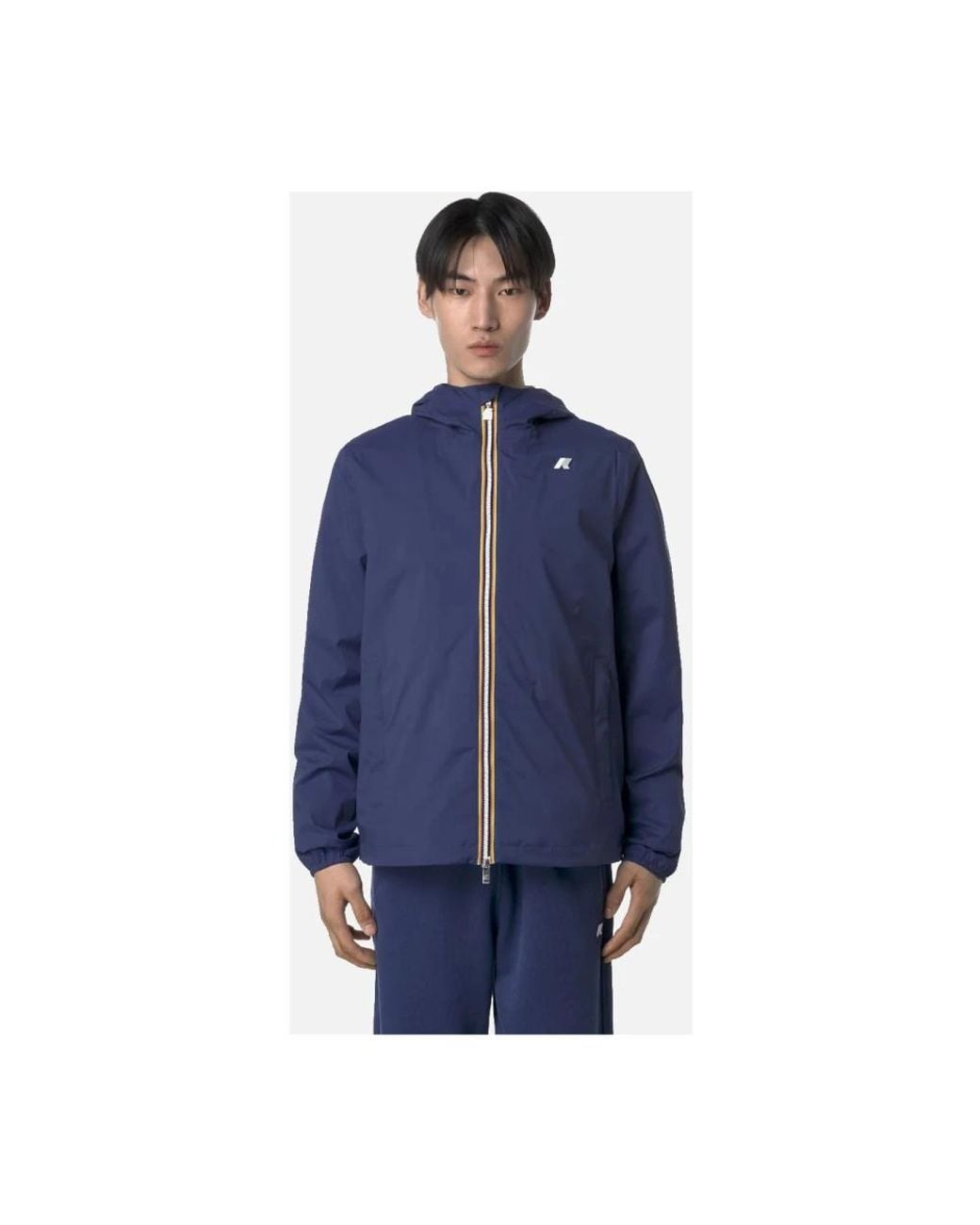 K-Way Blue Rain Jackets for men