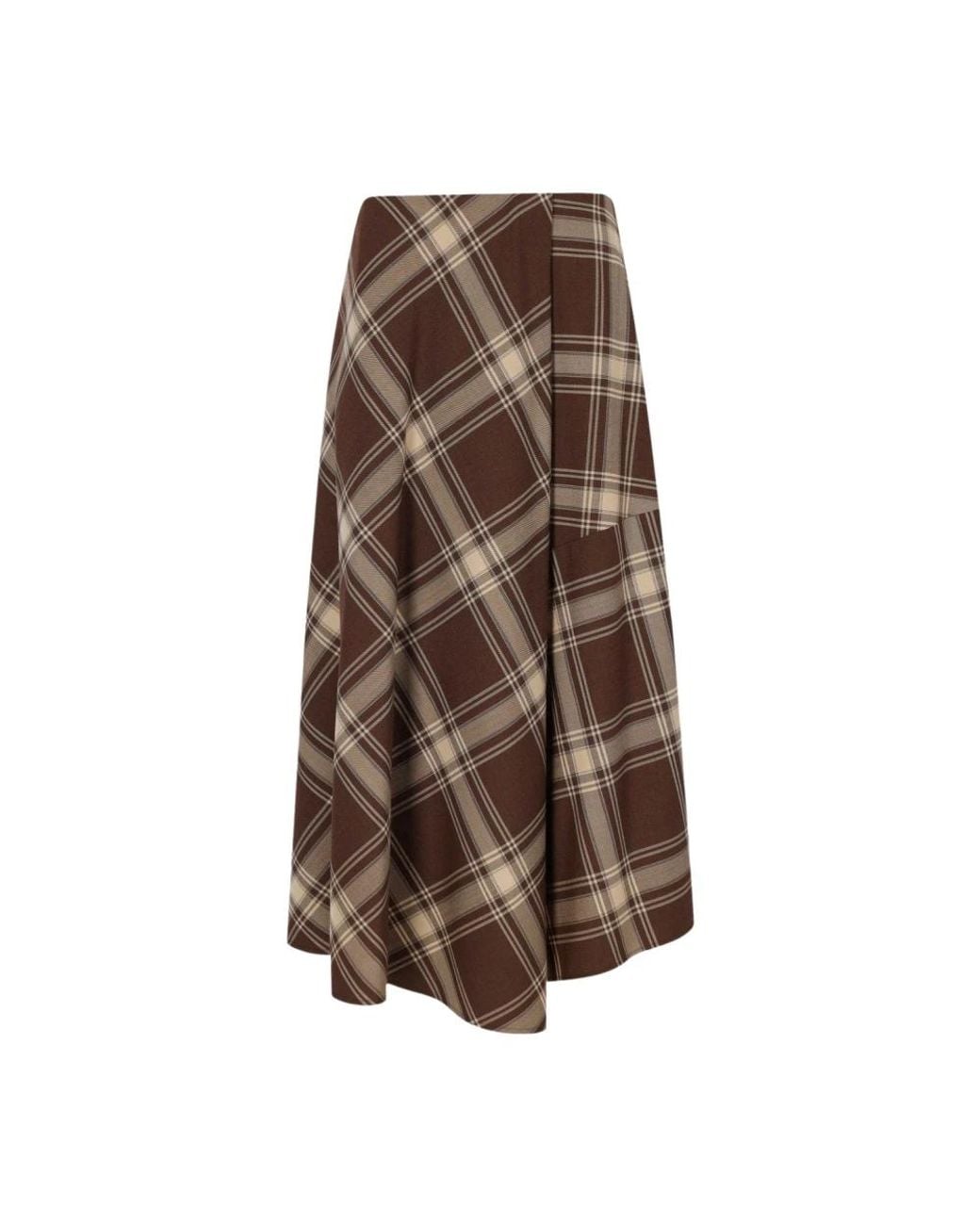 Weekend by Maxmara Lanoso Wikkelrok in het Brown