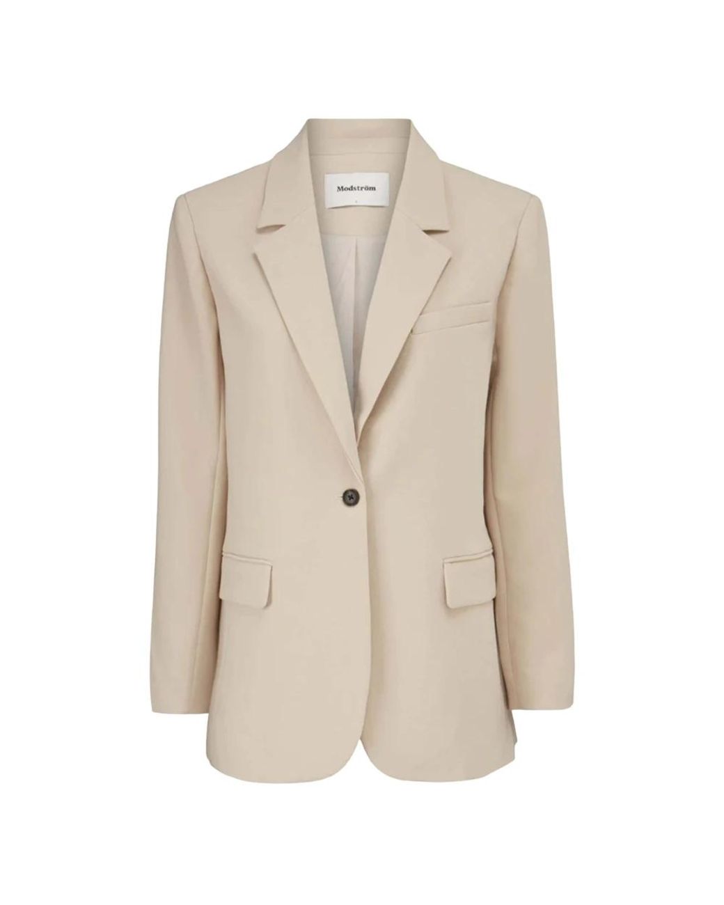 Modström Jassen ,Polyester Gale Blazer in het Natural