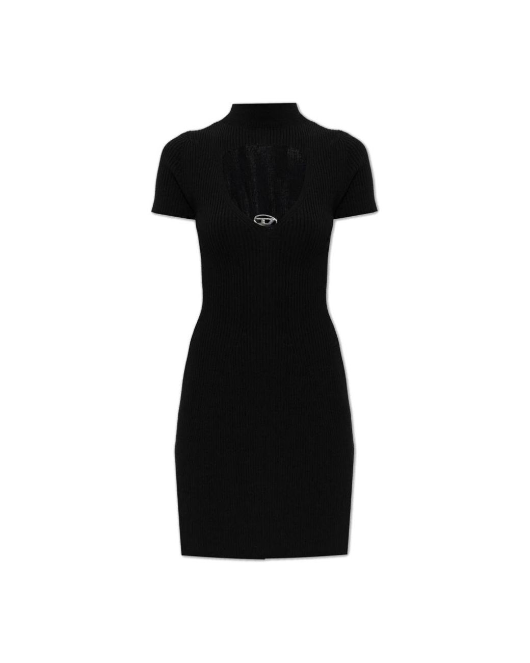 DIESEL Black Knitted Dresses