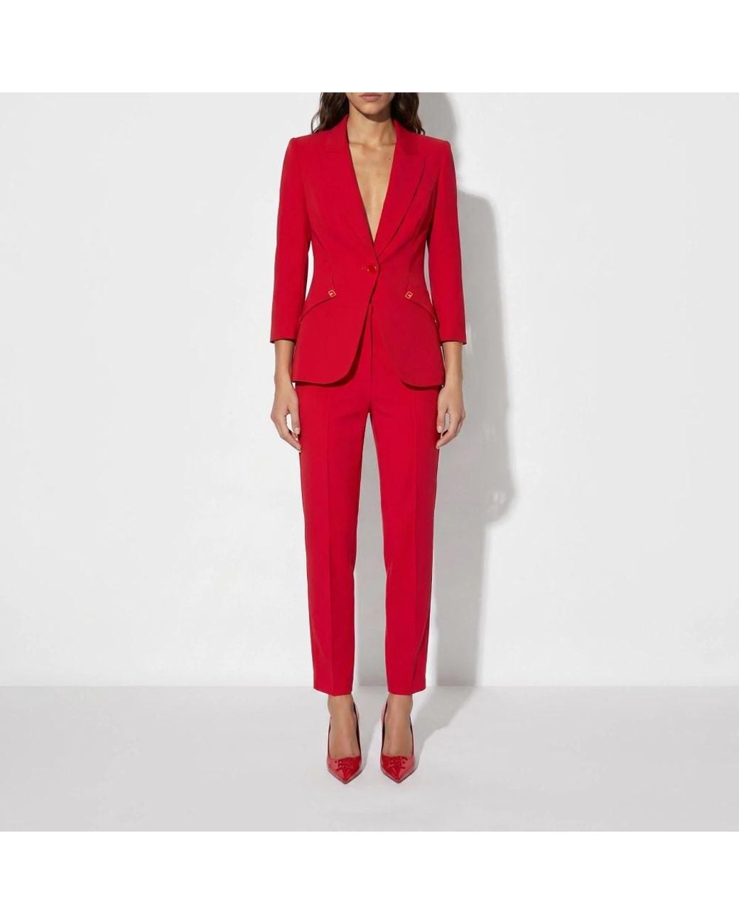 Elisabetta Franchi Red Blazers