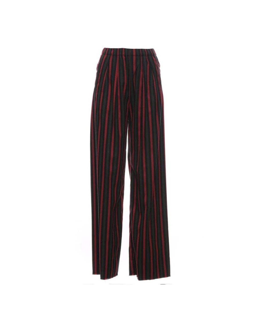 WEILI ZHENG Brown Wide Trousers