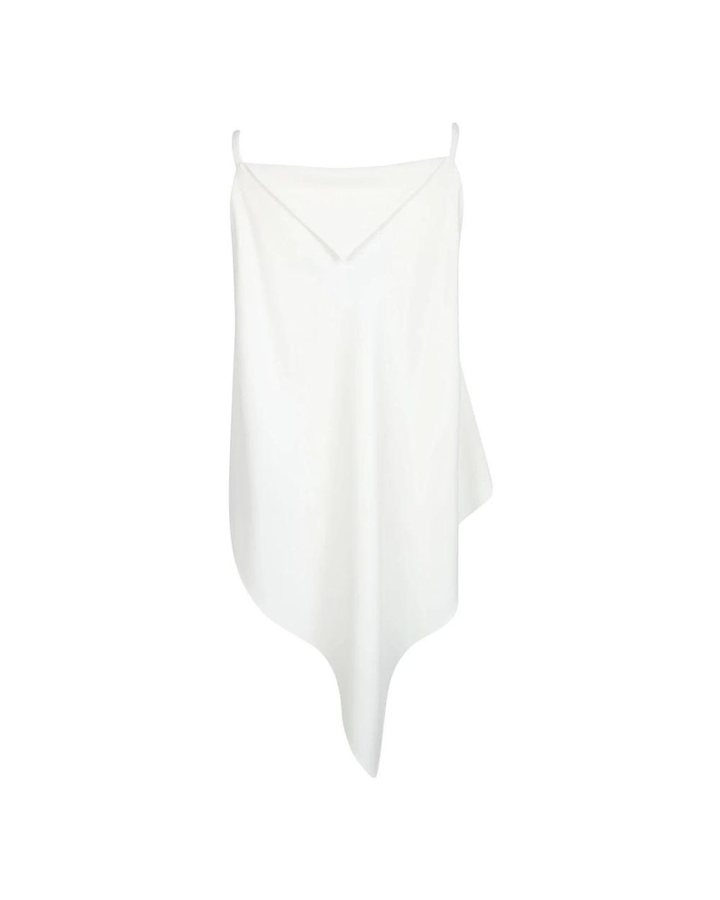 Balenciaga White Sleeveless Tops