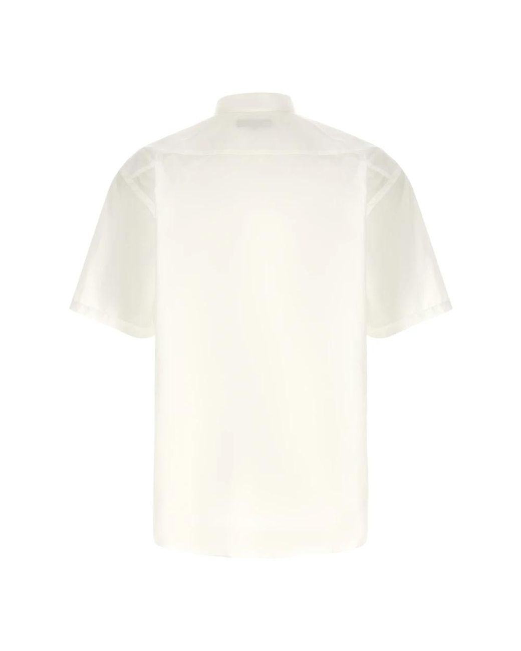 Comme des Garçons White Short Sleeve Shirts for men