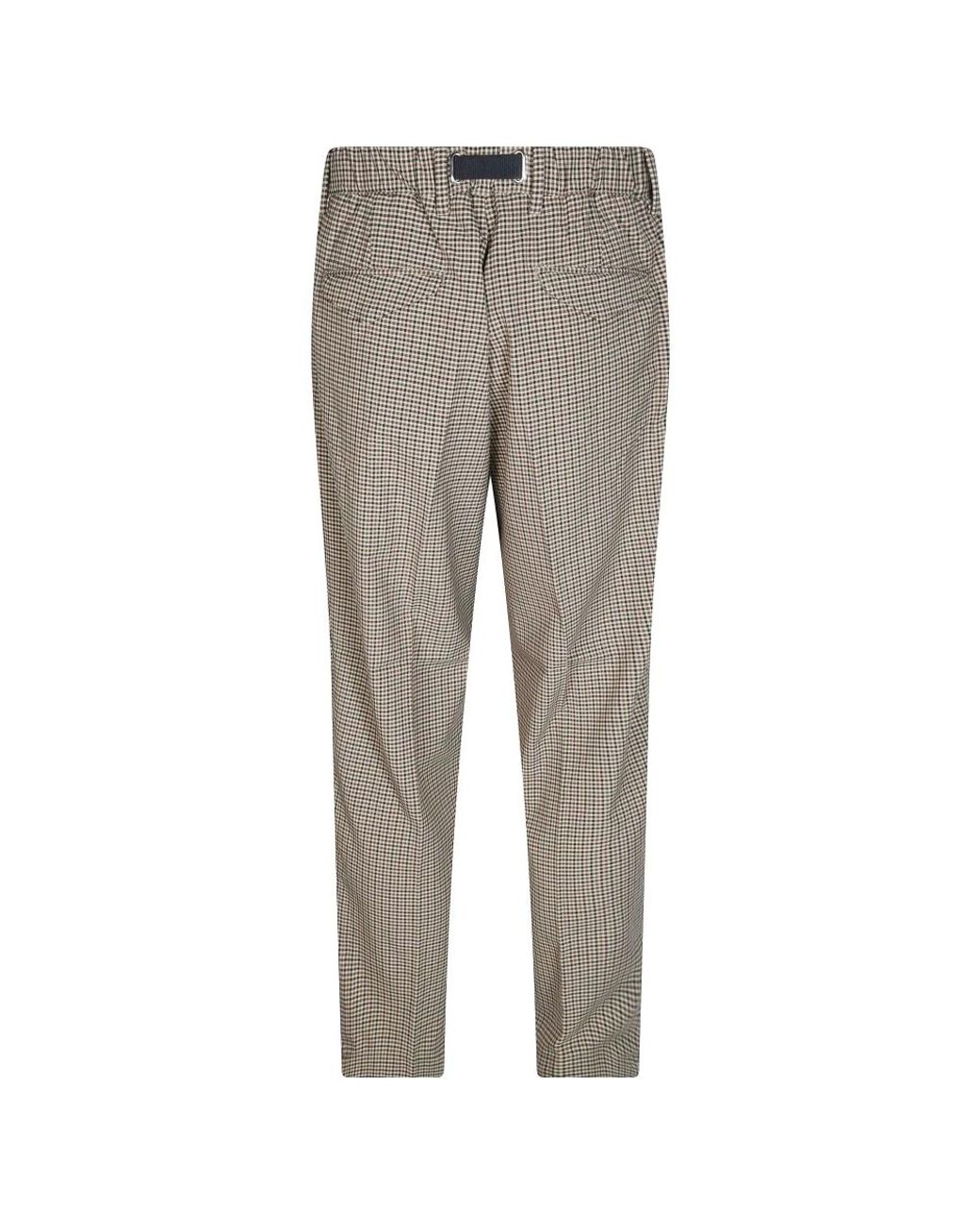 White Sand Gray Suit Trousers for men