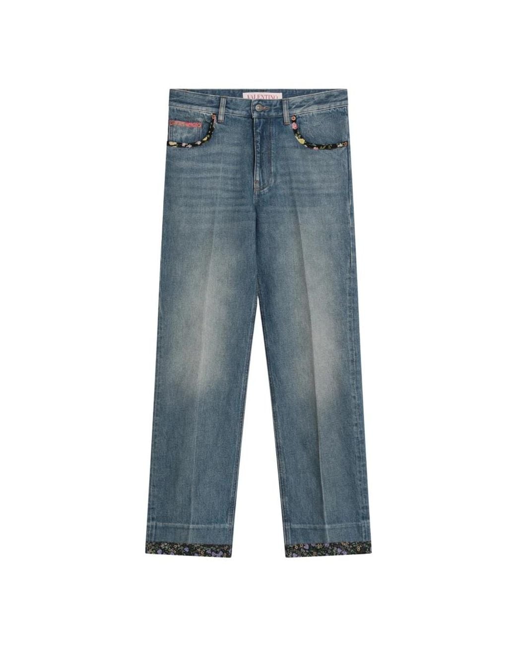 Valentino Garavani Blue Straight Jeans