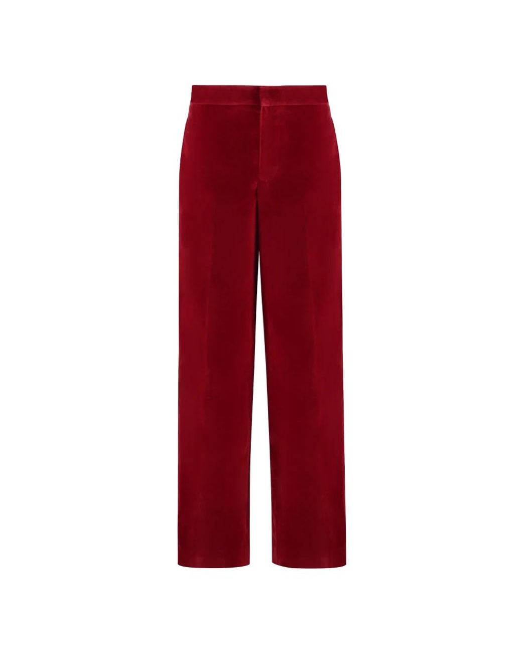 J.W. Anderson Red Straight Trousers