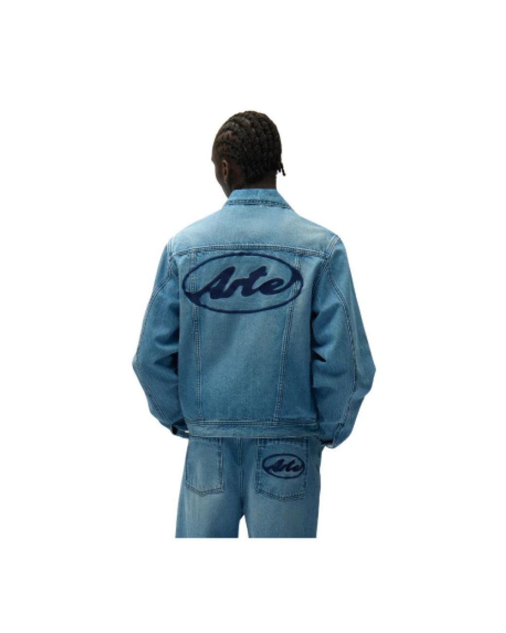 Denim Jackets Arte' de hombre de color Blue
