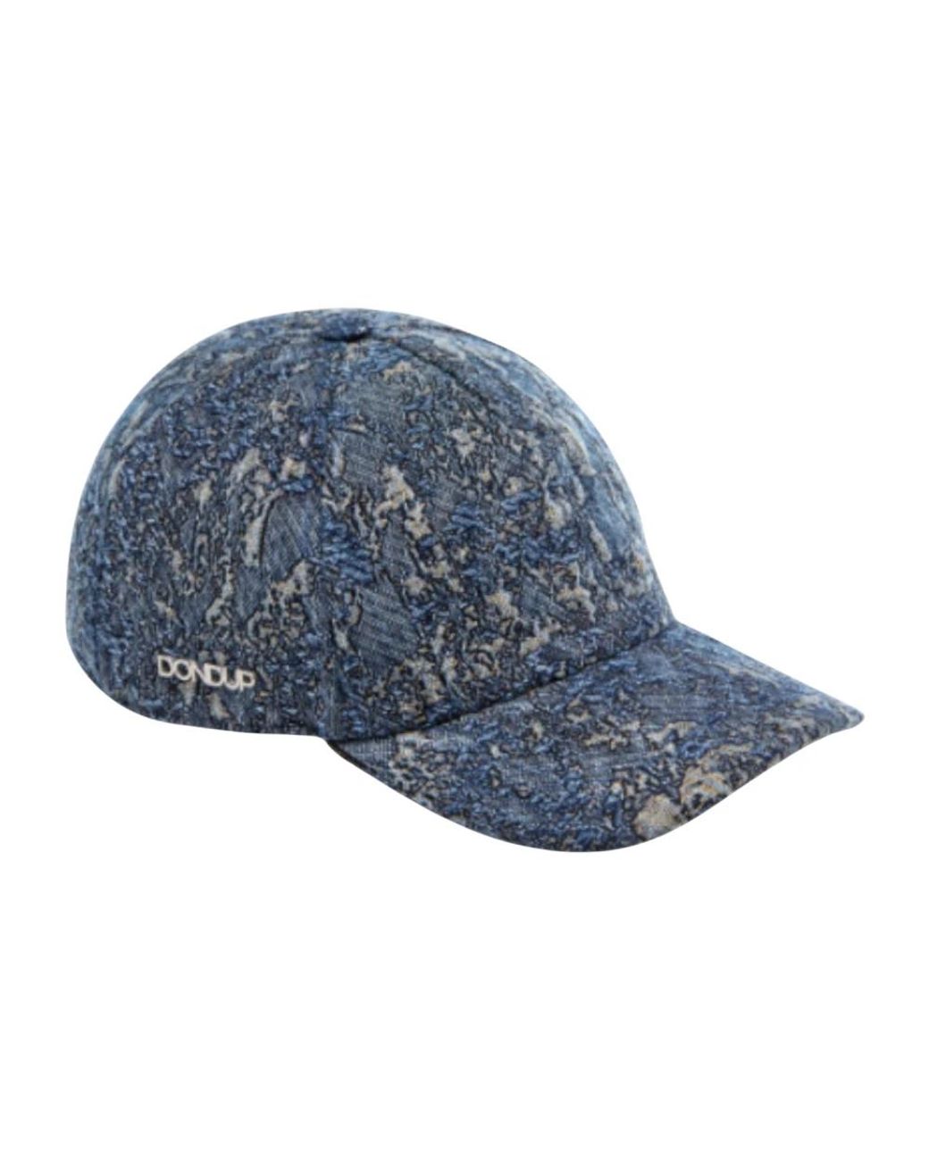 Dondup Accessoires ,Veelkleurig ,Denim Denim Baseball Cap in het Blue voor heren