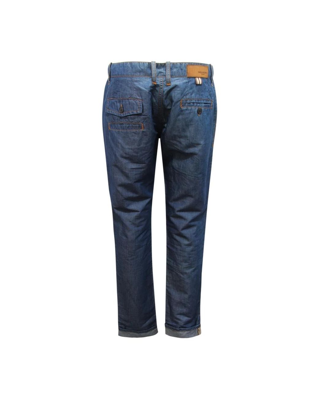 Paolo Pecora Blue Straight Fit Jeans for men